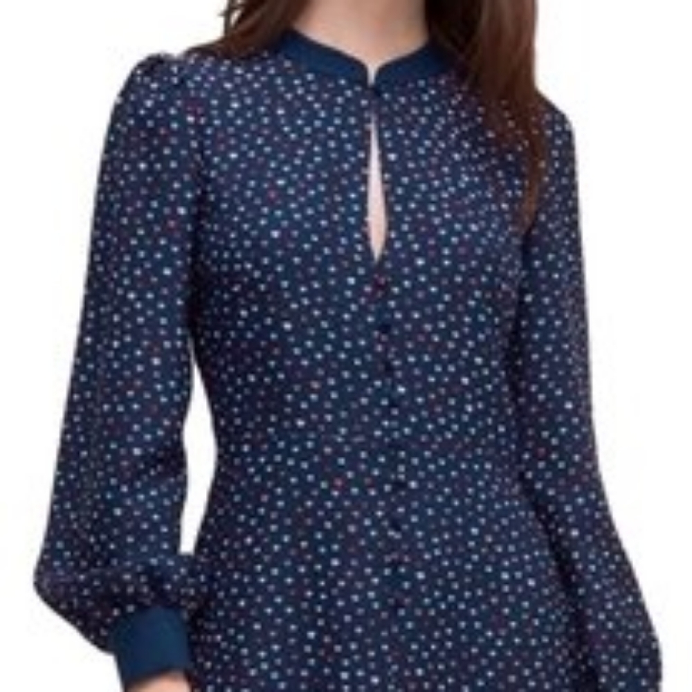 kate spade lips crepe dress size 8